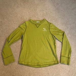 ABERCROMBIE muscle fit cotton long sleeve tee